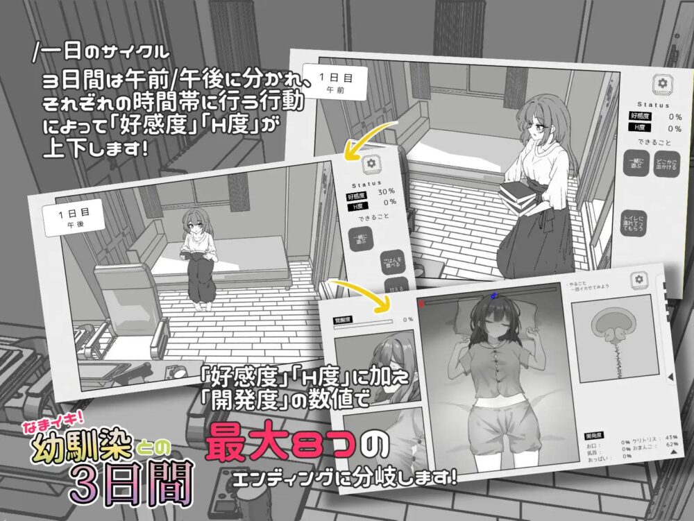 [双端/2D/SLG/神作/中文/动态]与温柔可爱的大姐姐一起的秘密三天 ゆるふわお姉ちゃんと秘密の3日間  v1.0[PC147MB+安卓190MB/百度/迅雷/UC]