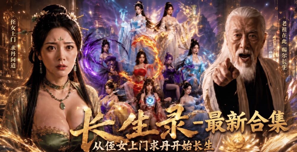 [整理][Ai短剧]长生录[成人版1-29集][正版1-100集][百度云][17G]