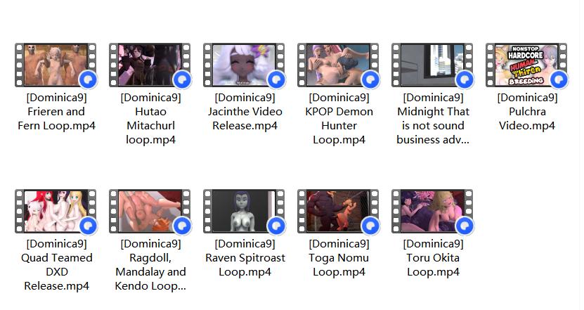 [3D/无敌建模/神作/最新/宝可梦/原神/多人]Dominica9五月-八月合集[528MB/百度/迅雷/UC]