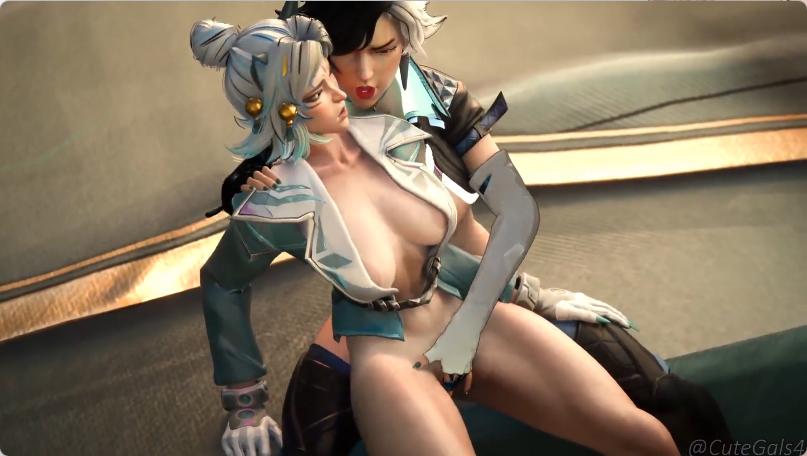 [漫威同人/3D/精致建模/经典/女同/欧美]露娜·雪 × 白狐[135MB/百度/迅雷/UC]