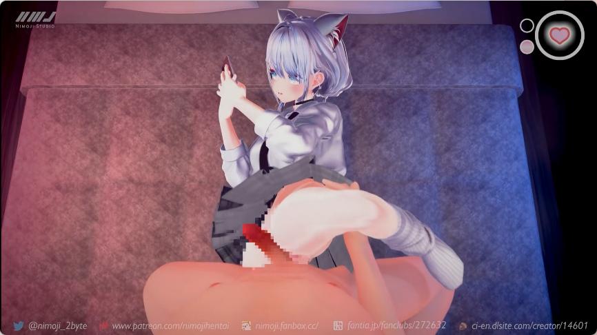[3D/精致建模/新作/泡泡袜/猫耳/内射][ねこみみのへや (にもじ-Nimoji)]2P彩色 死鱼眼米尔蒂娜对昊然君事务性搾精えっち[125MB/百度/迅雷/UC]