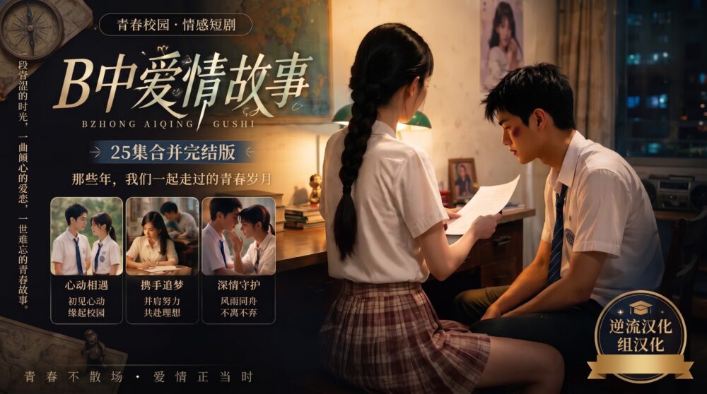 [汉化][Ai短剧][B中爱情故事][高三爱情故事][完结版][百度云][12G]