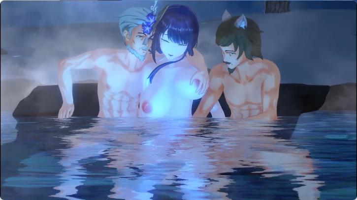 [原神同人/3D/无敌建模/温泉/潮吹/御姐/多人][SerumMD]甜蜜梦境 雷电将军 无剪影[165MB/百度/迅雷/UC]